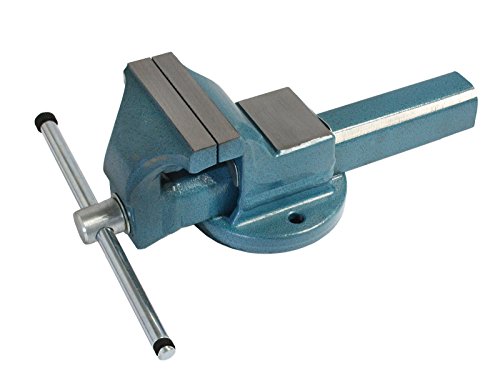 Profi-Schraubstock KF 125 RS mit Rohrspannbacken geschmiedet unzerbrechlich (125 mm Backenbreite) von HUW24