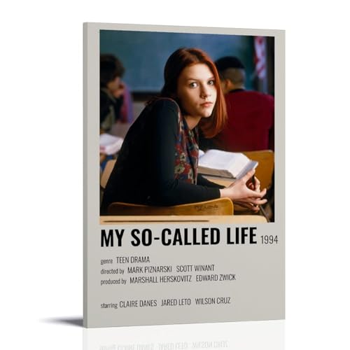 HUWERYWHUY Poster auf Leinwand, Motiv "My So-Called Life", Wandkunstdruck, ästhetisches Poster, moderne Kunst, Gemälde für Wohnzimmer, 30 x 45 cm, Rahmenstil HUWERYWHUY Poster auf Leinwand, Motiv "My So-Called Life", Wandkunstdruck, ästhetisches Poster, moderne Kunst, Gemälde für Wohnzimmer, 30 x 45 cm, Rahmenstil von HUWERYWHUY