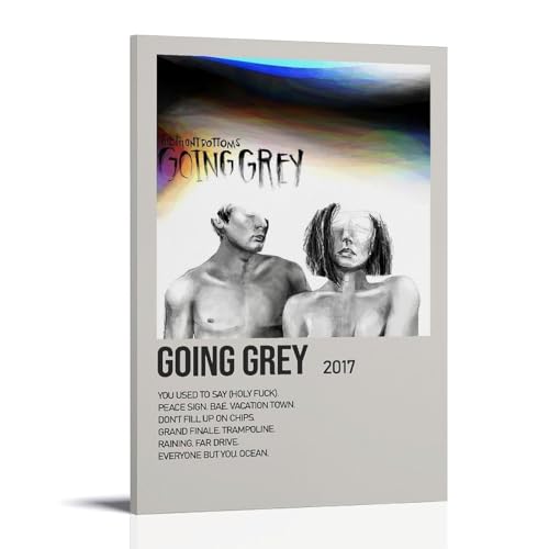 HUWERYWHUY Poster auf Leinwand, Motiv "The Front Bottoms Going Grey", Wandkunstdruck, ästhetisches Poster, moderne Kunstgemälde für Wohnzimmer, 30 x 45 cm, Rahmenstil HUWERYWHUY Poster auf Leinwand, Motiv "The Front Bottoms Going Grey", Wandkunstdruck, ästhetisches Poster, moderne Kunstgemälde für Wohnzimmer, 30 x 45 cm, Rahmenstil von HUWERYWHUY