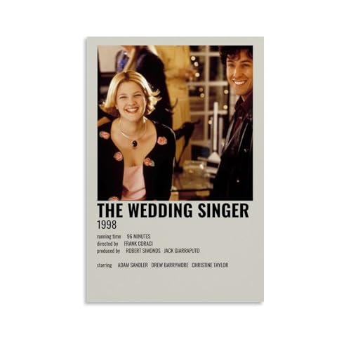 HUWERYWHUY Poster auf Leinwand, Motiv "The Wedding Sänger", Kunstdruck, ästhetisches Poster, moderne Kunst, Gemälde für Wohnzimmer, 50 x 75 cm, ungerahmter Stil HUWERYWHUY Poster auf Leinwand, Motiv "The Wedding Sänger", Kunstdruck, ästhetisches Poster, moderne Kunst, Gemälde für Wohnzimmer, 50 x 75 cm, ungerahmter Stil von HUWERYWHUY