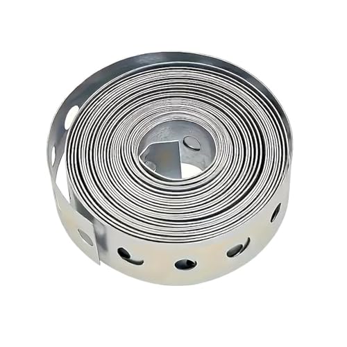 1 Rolle verzinkter Stahlstreifen, vorgestanzter multifunktionaler perforierter Metallstreifen for die Rohrunterstützung und Blechverarbeitung Für Installation 1 Rolle verzinkter Stahlstreifen, vorgestanzter multifunktionaler perforierter Metallstreifen for die Rohrunterstützung und Blechverarbeitung Für Installation von HUWOYG