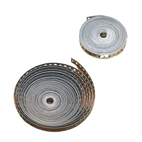 2 Rollen verzinkter Rohraufhängergurt mit flexiblem Lochbesatz for Aufhängen der Rohrstütze Für Installation 2 Rollen verzinkter Rohraufhängergurt mit flexiblem Lochbesatz for Aufhängen der Rohrstütze Für Installation von HUWOYG