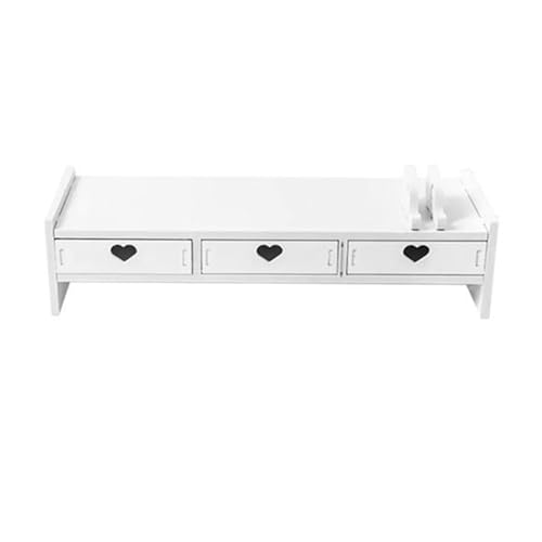 Desktop-Monitor-Ständer Monitorständer-Riser, Computer-Monitor-Riser, Computerregal, Schreibtisch-Aufbewahrungsregal, PC-Ständer, Desktop-Ständer for Notebook Für PC Monitor,Laptop(3 White Drawer) Desktop-Monitor-Ständer Monitorständer-Riser, Computer-Monitor-Riser, Computerregal, Schreibtisch-Aufbewahrungsregal, PC-Ständer, Desktop-Ständer for Notebook Für PC Monitor,Laptop(3 White Drawer) von HUWOYG