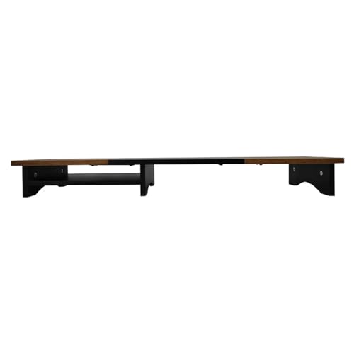 HUWOYG Desktop-Monitor-Ständer Dual-Monitorständer mit Stauraum, Computer-Monitorständer, Desktop-Monitorständer for Computer, Laptop, Drucker Für PC Monitor，Laptop von HUWOYG