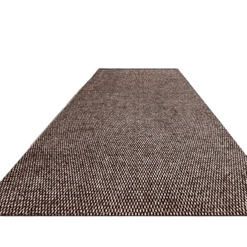 wasserdichte Küchenmatte for Boden, rutschfest, for den Eingang, Fußmatte, for drinnen und draußen, Ananas-Karomuster, Badezimmerteppich, Balkonmatte Für Haustür Innen Und Außen(Brown,80x80cm(1pcs)) von HUWOYG