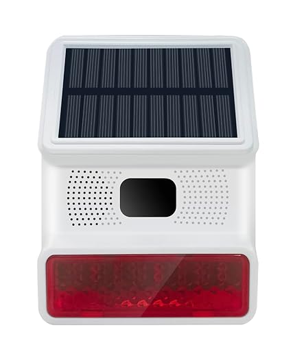 HXA523 Solar Ausensirene – Drahtlos, Kompatibel mit HUXGO Smart Home Sicherheitsystemen mit Solarpanel | 100 dB Wetterfeste Alarm HXA523 Solar Ausensirene – Drahtlos, Kompatibel mit HUXGO Smart Home Sicherheitsystemen mit Solarpanel | 100 dB Wetterfeste Alarm von HUXGO