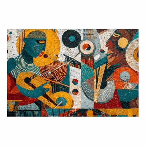 HUYEEI Große nordische abstrakte Wand Gemälde Zeichnung Leinwandbilder,für Badezimmer, Flure, Büros Schlafzimmer Home Deko Wohnung Bild Wohnzimmer(mehrfarbig13)-70x100cm Ungerahmt von HUYEEI