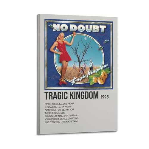 HUYREWHUYUU Tragic Kingdom Poster, Vintage-Poster, dekoratives Gemälde, ästhetische Wandkunst, Leinwand-Dekor für Wohnzimmer, Schlafzimmer, 20 x 30 cm, Rahmenstil HUYREWHUYUU Tragic Kingdom Poster, Vintage-Poster, dekoratives Gemälde, ästhetische Wandkunst, Leinwand-Dekor für Wohnzimmer, Schlafzimmer, 20 x 30 cm, Rahmenstil von HUYREWHUYUU