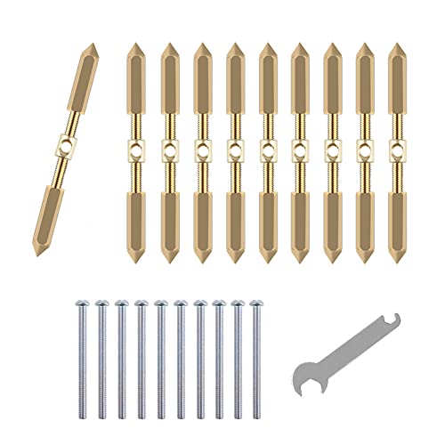 Kassettenreparaturgerät, HUYU 86 Typ Stützstange Schalterbuchse, Halterungsstange, Reparaturteile für den Wandschalter, Reparaturschrauben für Unterputzdose, 10 Set von HUYU