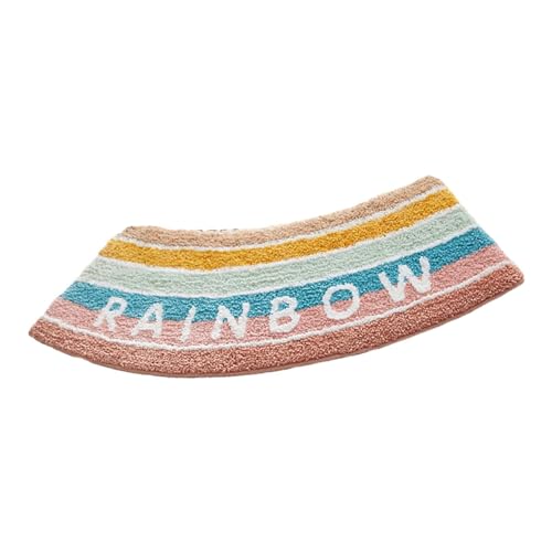 Duschmatte gebogen 45x100 cm rutschfest Halbrund Waschbar Badvorleger Mikrofaser für Dusche oder Badewanne E Duschmatte gebogen 45x100 cm rutschfest Halbrund Waschbar Badvorleger Mikrofaser für Dusche oder Badewanne E von HUYUIYUSS