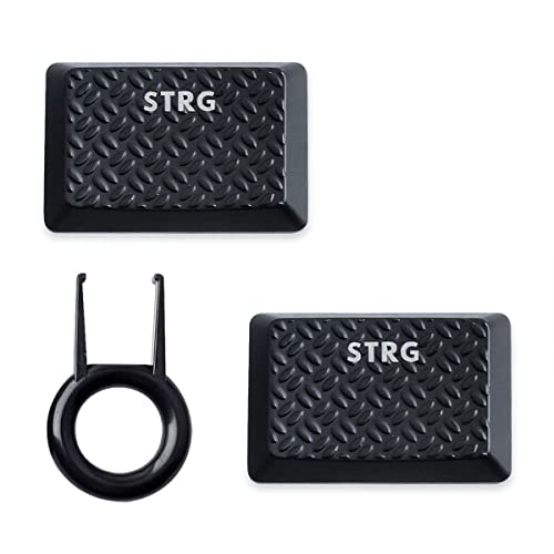 Backlit Keycaps Replacement for GL Tactile Switch Logitech G813/G815/G913/G915 TKL RGB Mechanical Gaming Keyboard (2PCS Texture STRG Black) von HUYUN