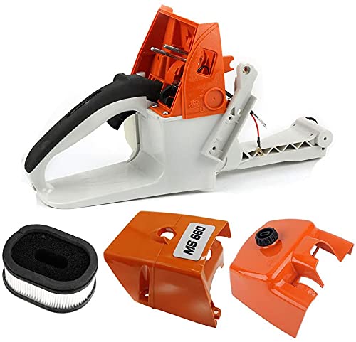 HUYUR Heckgriff Kraftstofftankgehäuse Luftfilterabdeckung für STIHL MS660 MS650 MS640 066 von HUYUR