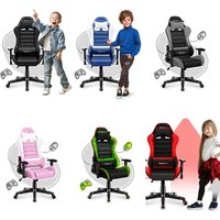 Ranger 6.0 Kinderstuhl Gaming Stuhl Bürostuhl Schreibtischstuhl Verstellbare Armlehnen Ergonomisches Design Nackenkissen Lendenkissen Blau - Huzaro von HUZARO