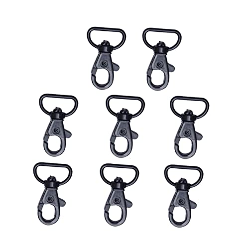 24pcs Heavy Duty Lobster Clasp -Haken mit Drehschlüsselungen und Lanyards Clip -Schlüsselkettenanschlüssen für das Handwerk und die Organisation von HVBIHRJIP