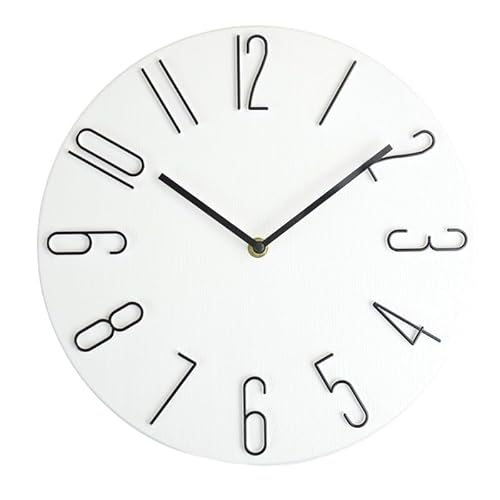 HVBIHRJIP Rahmenloses Wohnzimmer Home Schlafzimmer Stille Digitale Zeigeruhr für Wand (4) von HVBIHRJIP