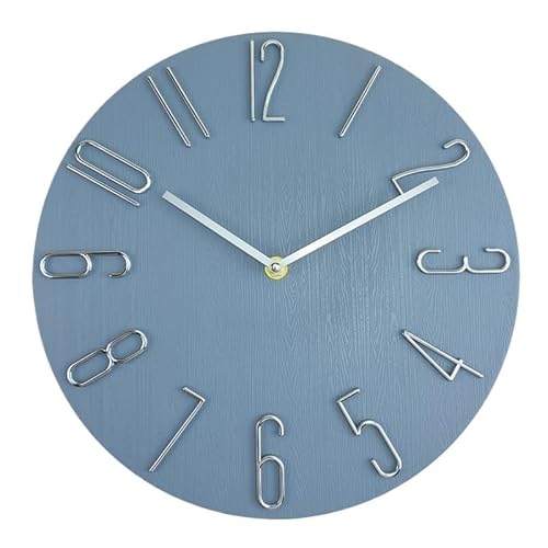 HVBIHRJIP Rahmenloses Wohnzimmer Home Schlafzimmer Stille Digitale Zeigeruhr für Wand (4) von HVBIHRJIP