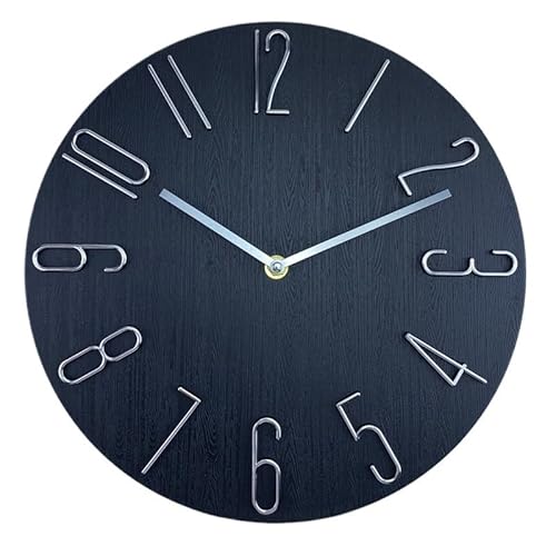 HVBIHRJIP Rahmenloses Wohnzimmer Home Schlafzimmer Stille Digitale Zeigeruhr für Wand (4) von HVBIHRJIP