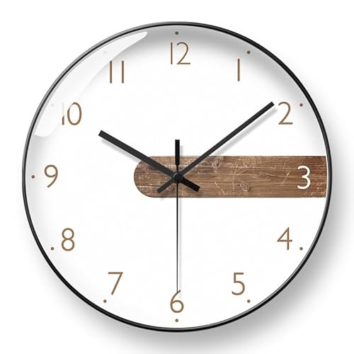 HVBIHRJIP Wohnzimmer Automatische Zeit Stille Hängtenuhr für Wand (2) von HVBIHRJIP