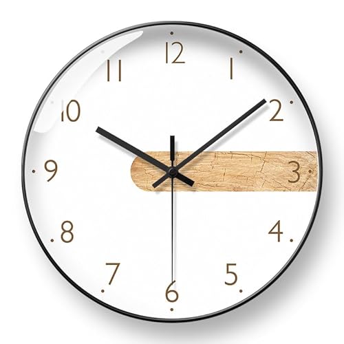 HVBIHRJIP Wohnzimmer Automatische Zeit Stille Hängtenuhr für Wand (2) von HVBIHRJIP