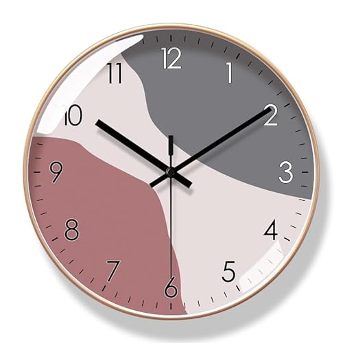 HVBIHRJIP Wohnzimmer Stille Sweep Second Quartz Takt für Wand (3) von HVBIHRJIP