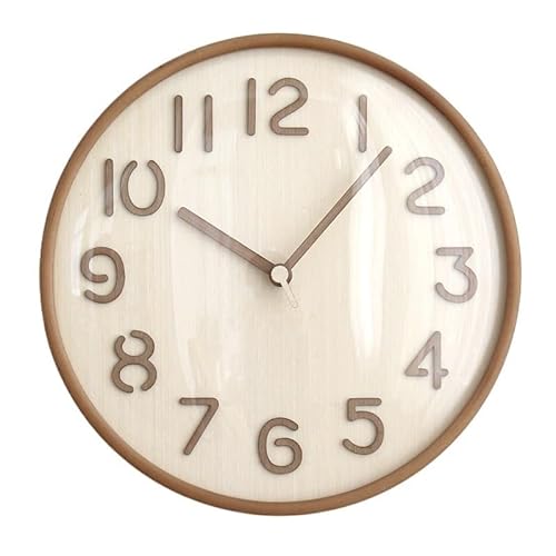 Massives Holz Wohnzimmer Stille Heimuhr für Wand (2) von HVBIHRJIP