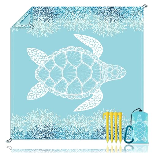 HVEJOU Weich Leicht Stranddecke Picknickdecke 200 x 200 cm Wasserdicht Sanddicht Tragbar Schnelltrocknend Strandmatte Campingdecke HVEJOU Weich Leicht Stranddecke Picknickdecke 200 x 200 cm Wasserdicht Sanddicht Tragbar Schnelltrocknend Strandmatte Campingdecke von HVEJOU