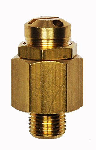 Sicherheitsventil-Mini, Überdruckventil einstellbar 1-4 bar, G1/4" von HVG-Druckluftzubehör
