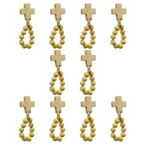 HVRFJXI 8mm Holz Rosenkranzperlen Mit Traditionellen Kreuzen Für Kirchenhaus Freien Freien Ästhetische Holzkörner Rosenkranz HVRFJXI 8mm Holz Rosenkranzperlen Mit Traditionellen Kreuzen Für Kirchenhaus Freien Freien Ästhetische Holzkörner Rosenkranz von HVRFJXI