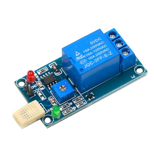 HVVENTY Feuchtigkeitsschaltermodul HR202 Feuchtigkeitsschalter Relaismodul Feuchtigkeitssensor-Controller DC5V tragbares von HVVENTY