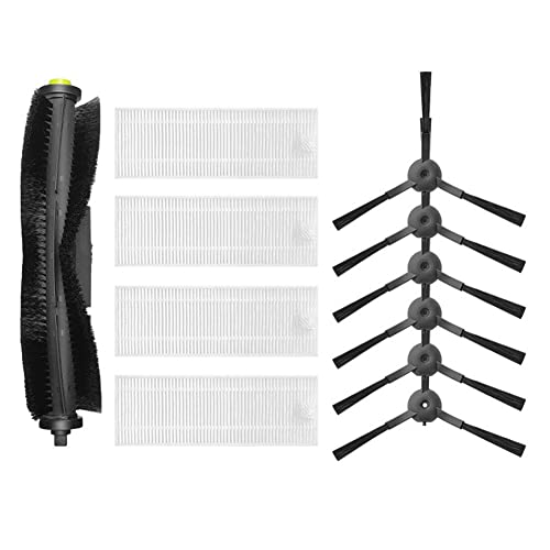 HVVENTY Für 360 Saugroboter S10 X100 Max Ersatzteile Zubehör Hauptbürste Seitenbürste Hepa Filter von HVVENTY