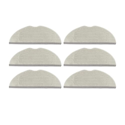 Ersatz-Roboter-Staubsauger-Wischtuch, Kompatibel Mit Dreame Mova S10/Trouver S10/Mova S10 Plus/Trouver S10 Plus Staubsauger-Zubehörteile(6 PCS) von HVVEPRZPO