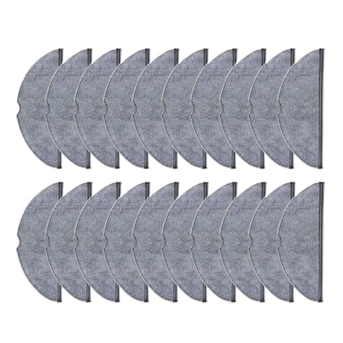 Ersatz-Staubsaugertuch For Roboter, Kompatibel Mit Dreame Mova S20 Ultra/RLM71CE, Ersatzzubehör For Roboterstaubsauger(20pcs) von HVVEPRZPO