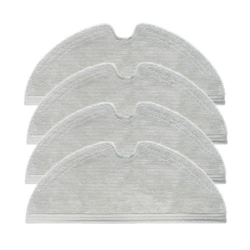Ersatz-Wischtuch For Roboterstaubsauger, Waschbarer Wischlappen, Kompatibel Mit Mijia 1C 1T 2C, Kompatibel Mit Dreame D9 F9, Ersatz-Zubehör For Roboterstaubsauger(4pcs) von HVVEPRZPO