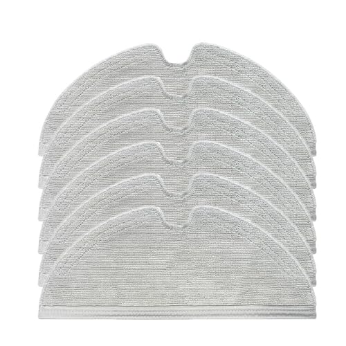 Ersatz-Wischtuch For Roboterstaubsauger, Waschbarer Wischlappen, Kompatibel Mit Mijia 1C 1T 2C, Kompatibel Mit Dreame D9 F9, Ersatz-Zubehör For Roboterstaubsauger(6pcs) von HVVEPRZPO