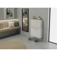 Abdeckplatte Ikea Trones Schuhregal in Eiche Rustikal, Anthrazit, Lichtgrau, Schwarz Oder Rosa -Passgenau Für Einzel-Oder Doppel-Schuhfach von HW2025