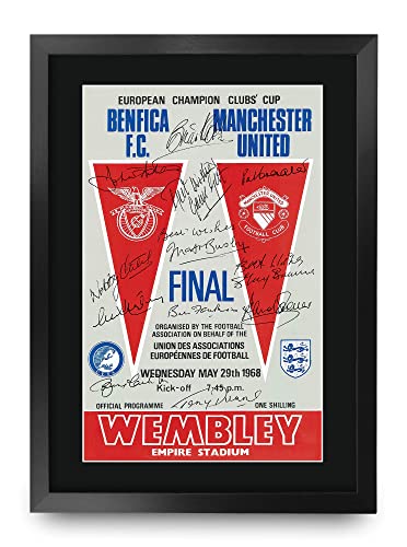 HWC Trading A3 FR 1968 European Championship Final Program Poster Signed Gift GERAHMT A3 Gedrucktes Autogramm Fußballgeschenke Print Foto Bild Display HWC Trading A3 FR 1968 European Championship Final Program Poster Signed Gift GERAHMT A3 Gedrucktes Autogramm Fußballgeschenke Print Foto Bild Display von HWC Trading