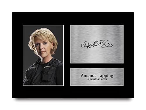 HWC Trading A4 Amanda Tapping Stargate SG-1 Geschenke Gedrucktes Signiertes Autogramm Foto für Fans von Fernsehshows von HWC Trading