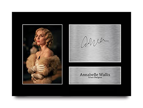 HWC Trading A4 Annabelle Wallis Peaky Blinders Grace Geschenke Gedruckt Signiert Autogramm Bild Für Fernsehshow Fans von HWC Trading