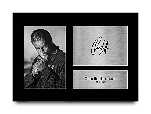 HWC Trading A4 Charlie Hunnam Sons of Anarchy Jax Teller Geschenke Gedruckt Signiert Autogramm Bild Für Fernsehshow Fans von HWC Trading