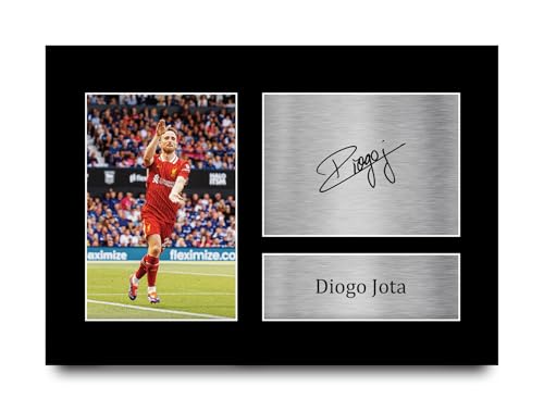 HWC Trading A4 Diogo Jota Liverpool Gifts gedrucktes signiertes Autogrammbild für Fans und Fans – A4 HWC Trading A4 Diogo Jota Liverpool Gifts gedrucktes signiertes Autogrammbild für Fans und Fans – A4 von HWC Trading