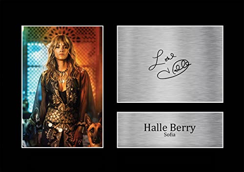 HWC Trading A4 Halle Berry John Wick Sofia Geschenke Geducktes Signiertes Autogramm Foto für Fans von Film Memorabilien - A4 HWC Trading A4 Halle Berry John Wick Sofia Geschenke Geducktes Signiertes Autogramm Foto für Fans von Film Memorabilien - A4 von HWC Trading