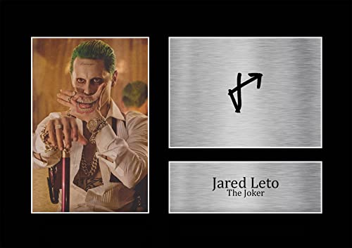 HWC Trading A4 Jared Leto Suicide Squad The Joker Geschenke Geducktes Signiertes Autogramm Foto für Fans von Film Memorabilien - A4 von HWC Trading