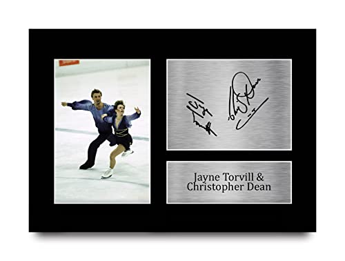 HWC Trading A4 Jayne Torvill & Christopher Dean Bolero 1984 Für Olympische Memorabilien-Fans Gedruckte Geschenke von HWC Trading