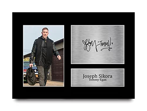 HWC Trading A4 Joseph Sikora Power Tommy Geschenke Gedrucktes Signiertes Autogramm Foto für Fans von Fernsehshows von HWC Trading