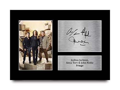 HWC Trading A4 Joshua Jackson, Anna Torv & John Noble Fringe Geschenke Gedrucktes Signiertes Autogramm Foto für Fans von Fernsehshows von HWC Trading