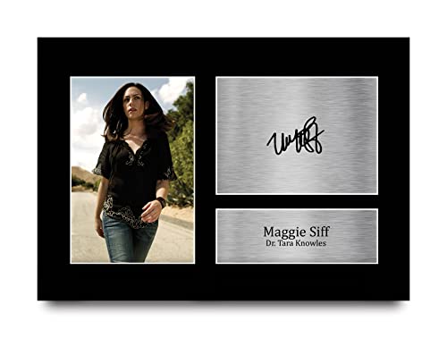 HWC Trading A4 Maggie Siff Sons of Anarchy Geschenke Gedrucktes Signiertes Autogramm Foto für Fans von Fernsehshows von HWC Trading