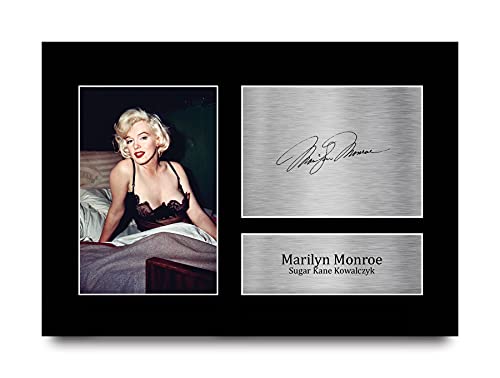 HWC Trading A4 Marilyn Monroe Some Like It Hot Geschenke Gedruckt, Signiert Autogramm Bild Für Film-Erinnerungsstücke-Fans von HWC Trading