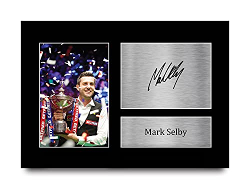 HWC Trading A4 Mark Selby Snooker Geschenke Gedrucktes Signiertes Autogramm Foto für Fans von Snooker Memorabilien von HWC Trading