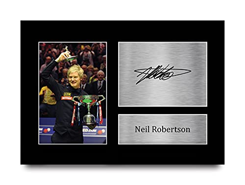 HWC Trading A4 Neil Robertson Snooker Geschenke Gedrucktes Signiertes Autogramm Foto für Fans von Snooker Memorabilien von HWC Trading