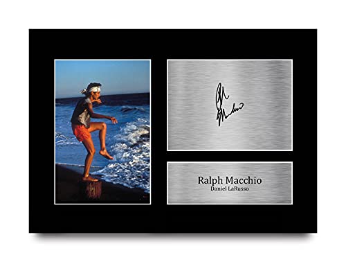 HWC Trading A4 Ralph Macchio The Karate Kid Daniel Geschenke Gedruckt, Signiert Autogramm Bild Für Film-Erinnerungsstücke-Fans von HWC Trading